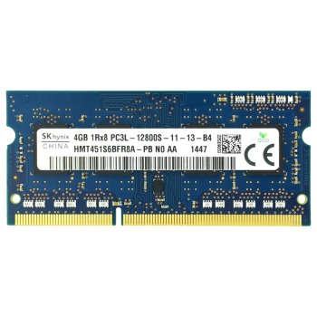 رم لپ تاپ DDR3L تک کاناله 1600 مگاهرتز CL11 اس کی هاینیکس مدل 12800S ظرفیت 4 گیگابایت