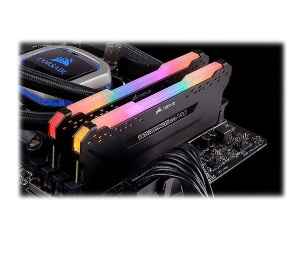 رم دسکتاپ DDR4 دو کاناله 3200 مگاهرتز CL16 کورسیر مدل VENGEANCE RGB PRO ظرفیت 32 گیگابایت