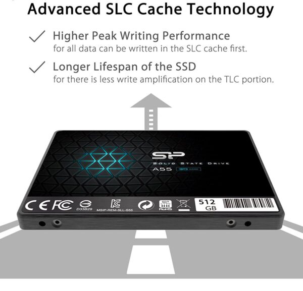 اس اس دی اینترنال سیلیکون پاور مدل Ace A55 ظرفیت 512گیگابایت