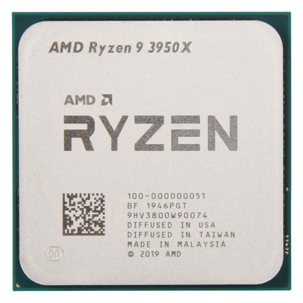 پردازنده مرکزی ای ام دی سری Ryzen 9 مدل 3950x
