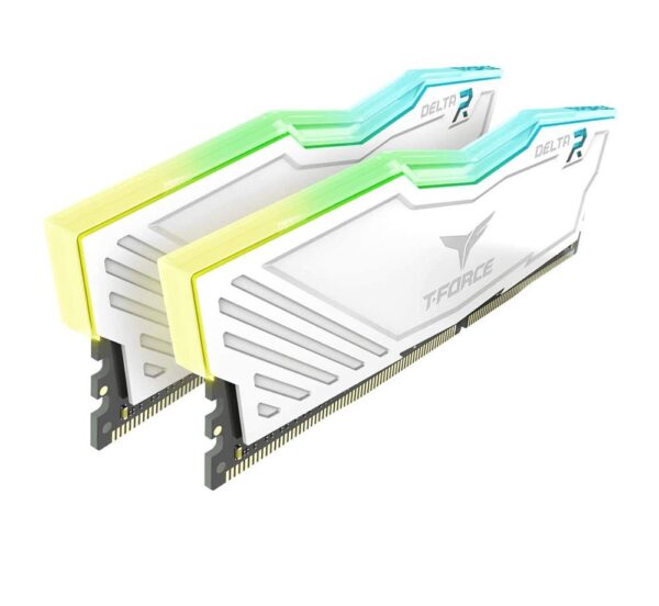 رم کامپیوتر DDR4 دو کاناله 3200 مگاهرتز CL16 تیم گروپ مدل T-Force Delta RGB ظرفیت 64 گیگابایت