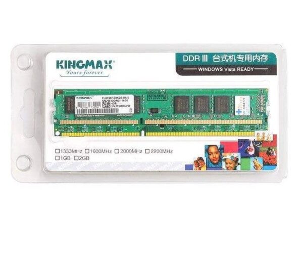 رم دسکتاپ DDR3 تک کاناله 1333 مگاهرتز CL9 کینگ مکس مدل FLGF65F ظرفیت 4 گیگابایت
