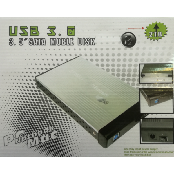 باکس هارد 3.5 اینچی V-NET usb3.0