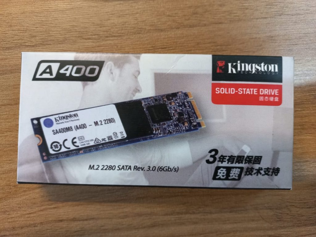 حافظه اس اس دی KingSton A400 256GB M.2