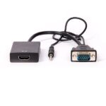 تبدیل VGA To HDMI With Audio Cable Best HM-001