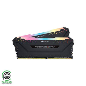 رم دسکتاپ کورسیر 16GB DDR4 VENGEANCE RGB PRO 3200Mhz