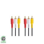 کابل تبدیل 3 به 3 RCA سویز کد 56 طول 10 متر