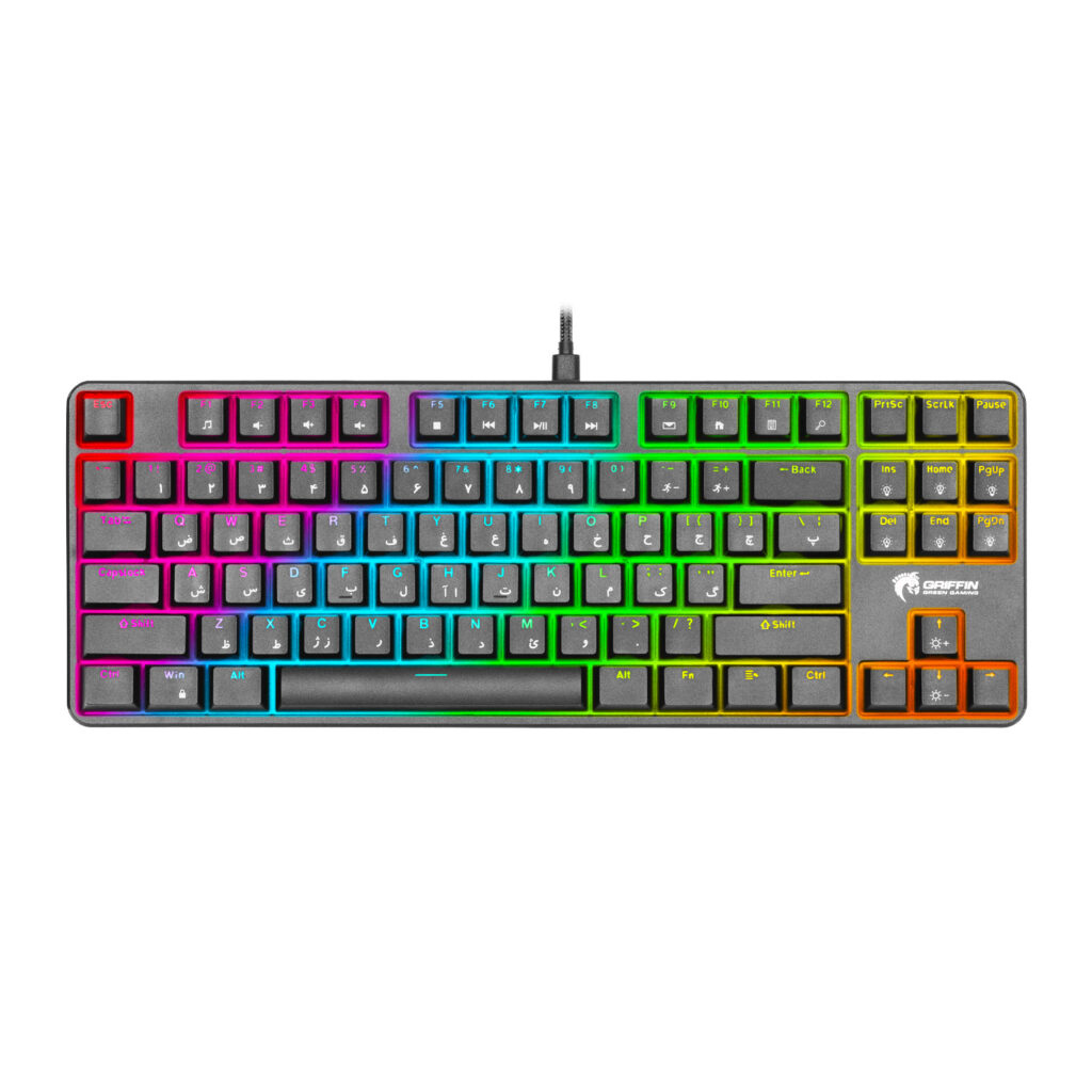 کیبورد گیمینگ گرین GK801 RGB