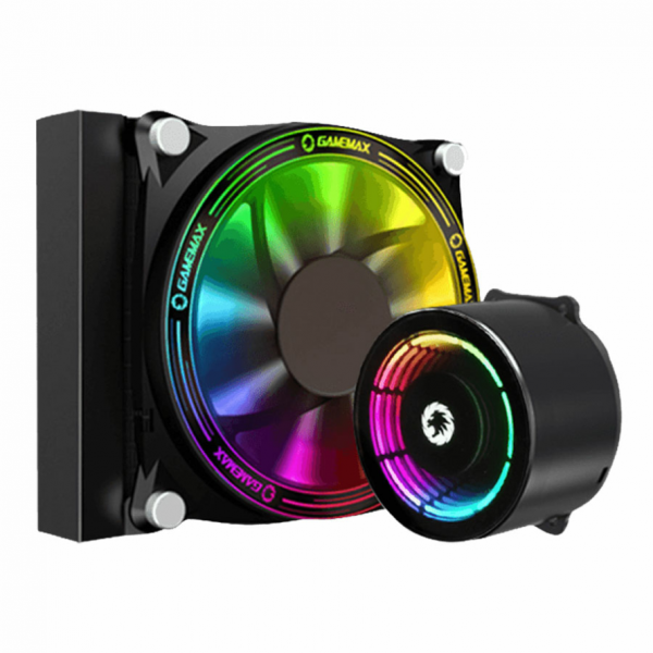 خنک کننده مایع پردازنده گیم مکس Ice Chill 120 Rainbow ARGB