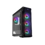 کیس کامپیوتر گیم مکس مدل Starlight FRGB Black