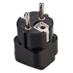 تبدیل برق 3 به 2 بافو | BAFO Travel Adapter TA-EU01-V1