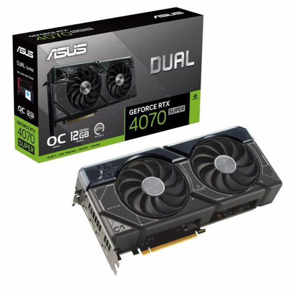کارت گرافیک ایسوس DUAL GeForce RTX 4070 SUPER OC Edition 12GB