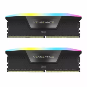 رم کورسیر VENGEANCE RGB 48GB 24GBx2 5200MHz CL38 DDR5