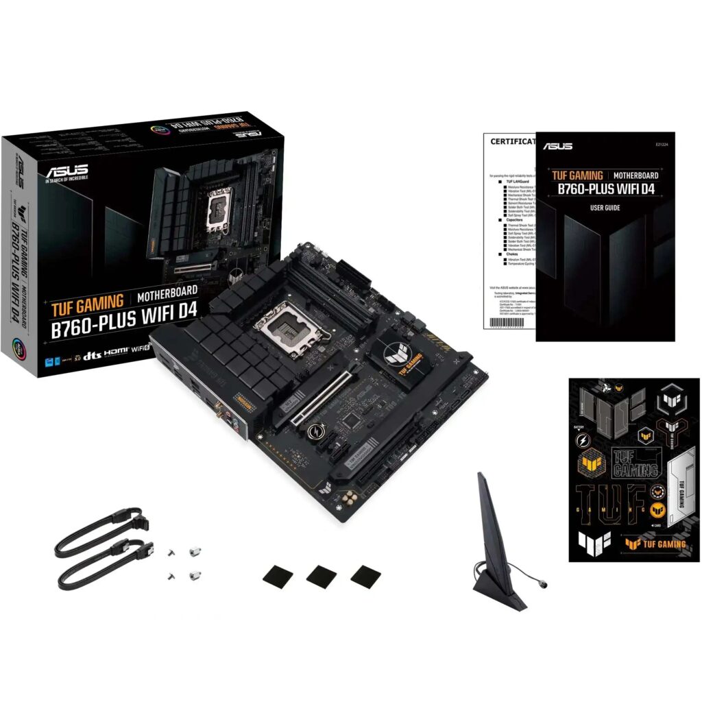 مادربرد ایسوس MOTHERBOARD ASUS TUF GAMING B760 PLUS WIFI D5