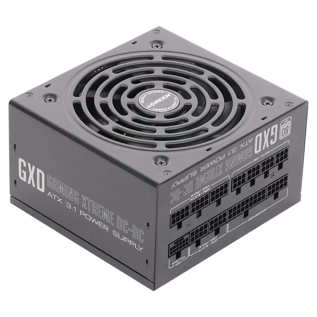 منبع تغذیه گرین POWER GREEN GP1200B GXD