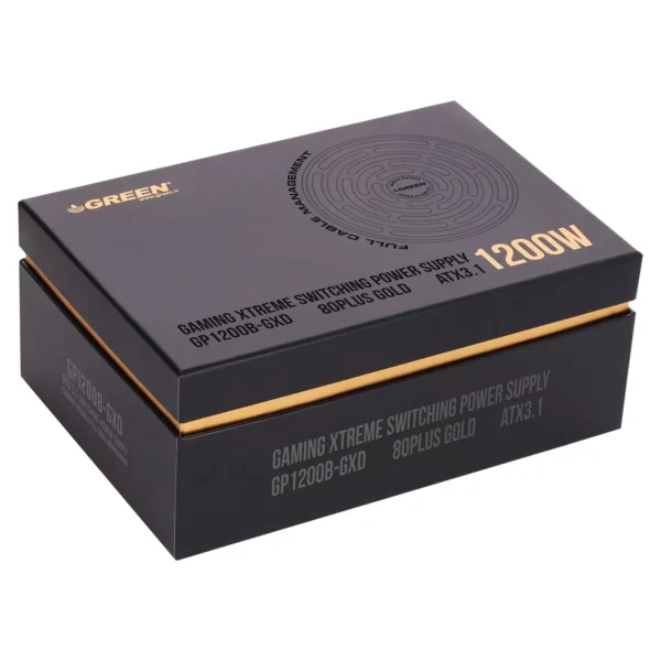 منبع تغذیه گرین POWER GREEN GP1200B GXD