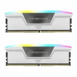رم کورسیر VENGEANCE RGB White 32GB 16GBx2 5200MHz CL40 DDR5