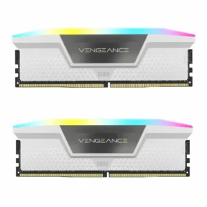 رم کورسیر VENGEANCE RGB White 32GB 16GBx2 5200MHz CL40 DDR5