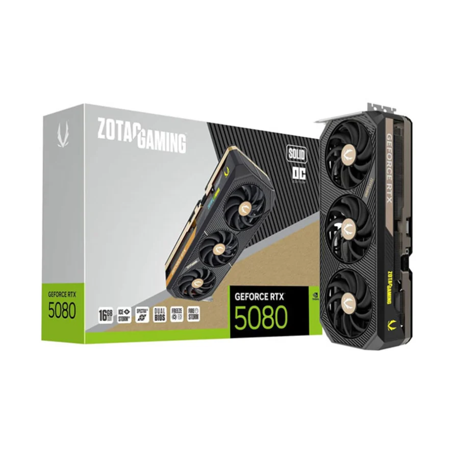 کارت گرافیک گیمینگ زوتک GeForce RTX 5080 SOLID 16GB GDDR7