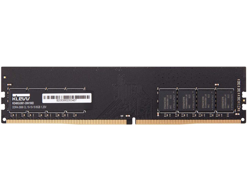 رم دسکتاپ کلو RAM KLEVV DDR4 8GB 2666Mhz