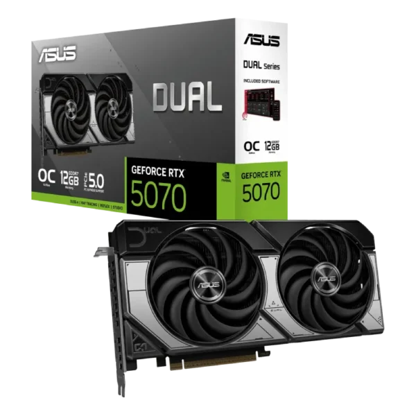 کارت گرافیک ایسوس ASUS Dual GeForce RTX 5070 OC 12GB GDDR7