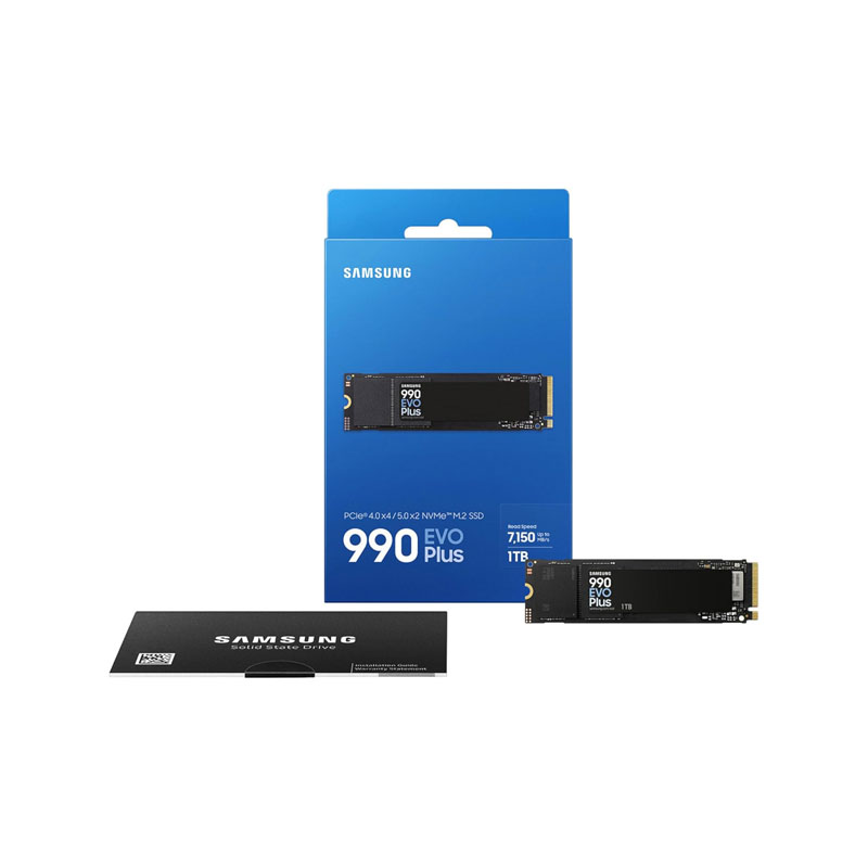 اس اس دی اینترنال سامسونگ SSD M.2 SAMSUNG 990 EVO PLUS 1TB - pack اس اس دی اینترنال سامسونگ SSD M.2 SAMSUNG 990 EVO PLUS 1TB