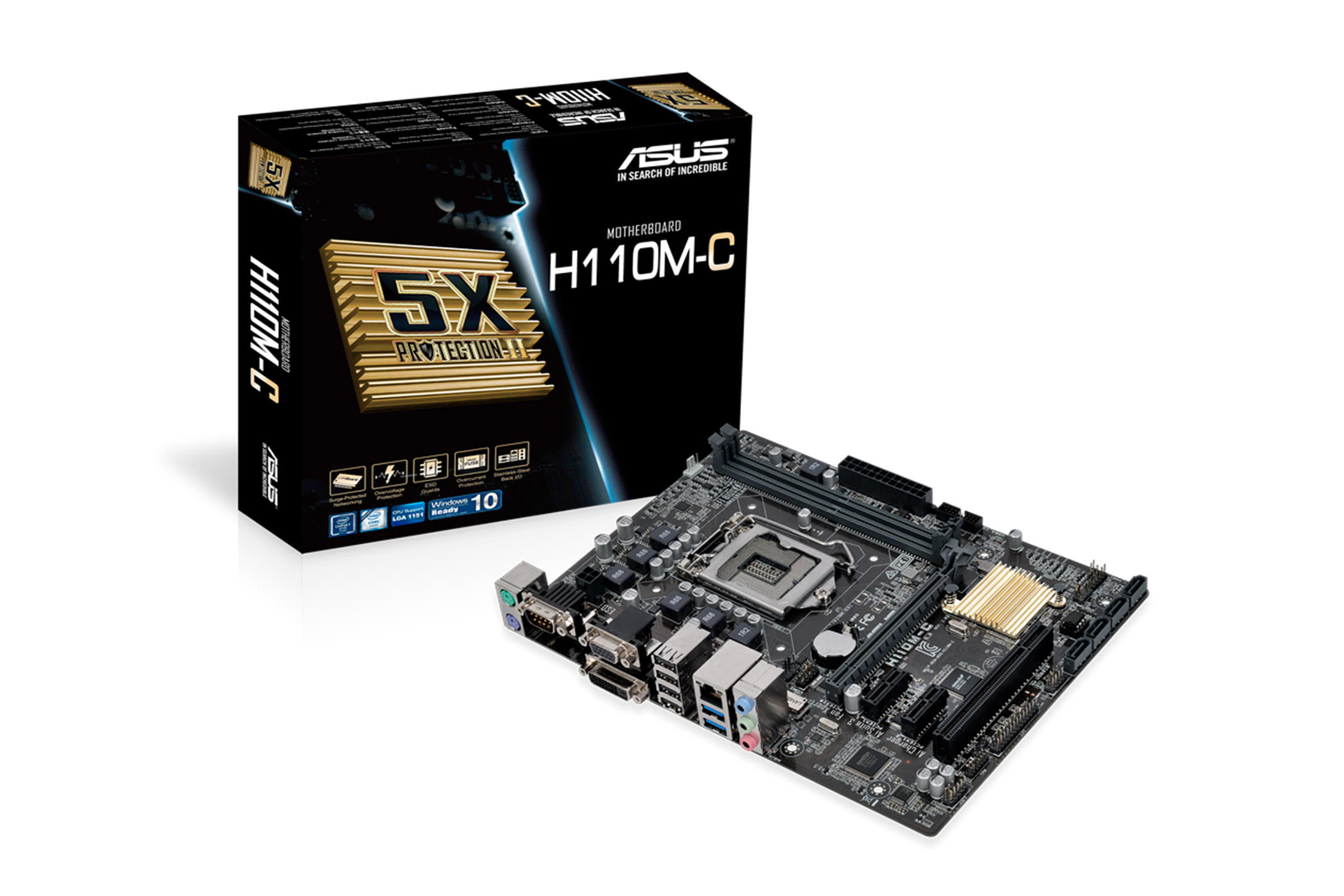 مادربرد ایسوس MB ASUS H110M-C - pack مادربرد ایسوس MB ASUS H110M-C - pack