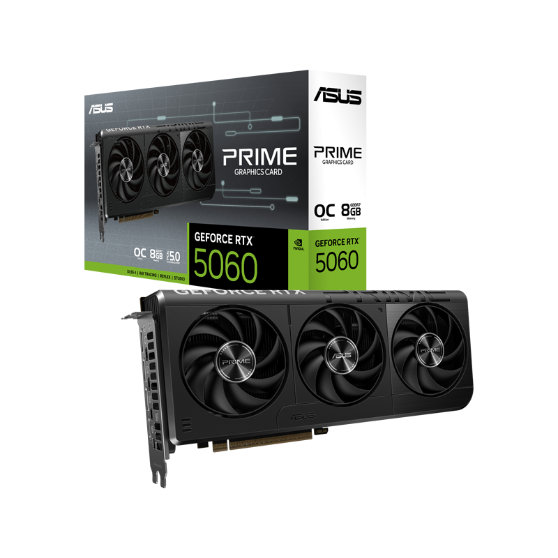 کارت گرافیک ایسوس VGA ASUS RTX 5060 PRIME OC 8GB GDDR7