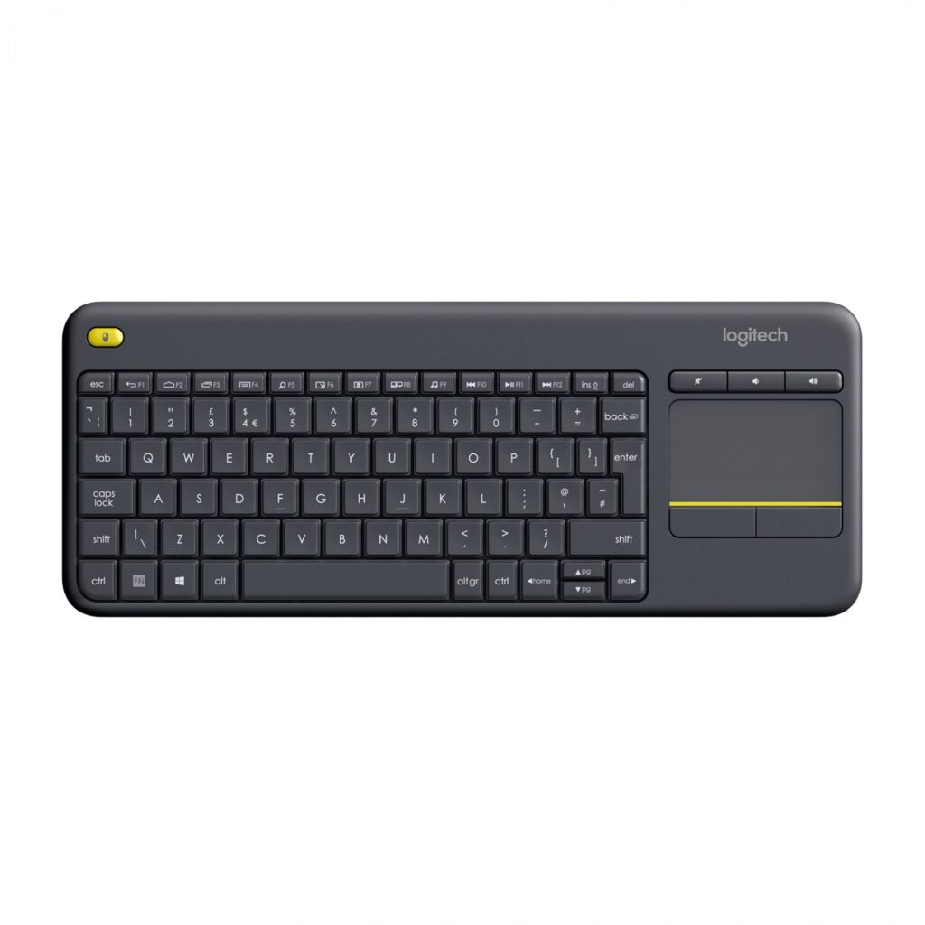 کیبورد بی سیم همراه با تاچ پد لاجیتک KEYBOARD LOGITECH K400 PLUS WIRELESS