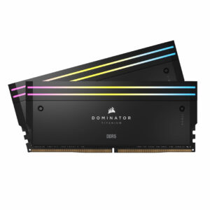 رم کامپیوتر کورسیر RAM CORSAIR DOMINATOR TITANIUM RGB 32GB 6600MHz CL40 DDR5