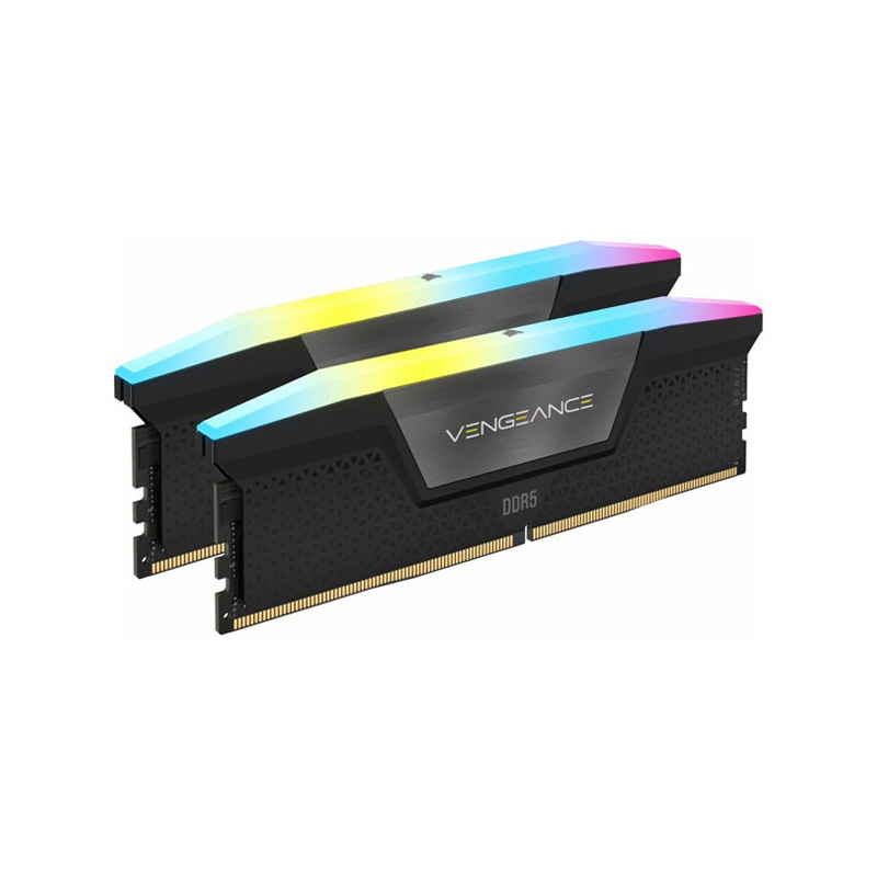 رم کامپیوتر کورسیر RAM CORSAIR VENGEANCE RGB 32GB 6400MHz CL36 DDR5 رم کامپیوتر کورسیر RAM CORSAIR VENGEANCE RGB 32GB 6400MHz CL36 DDR5