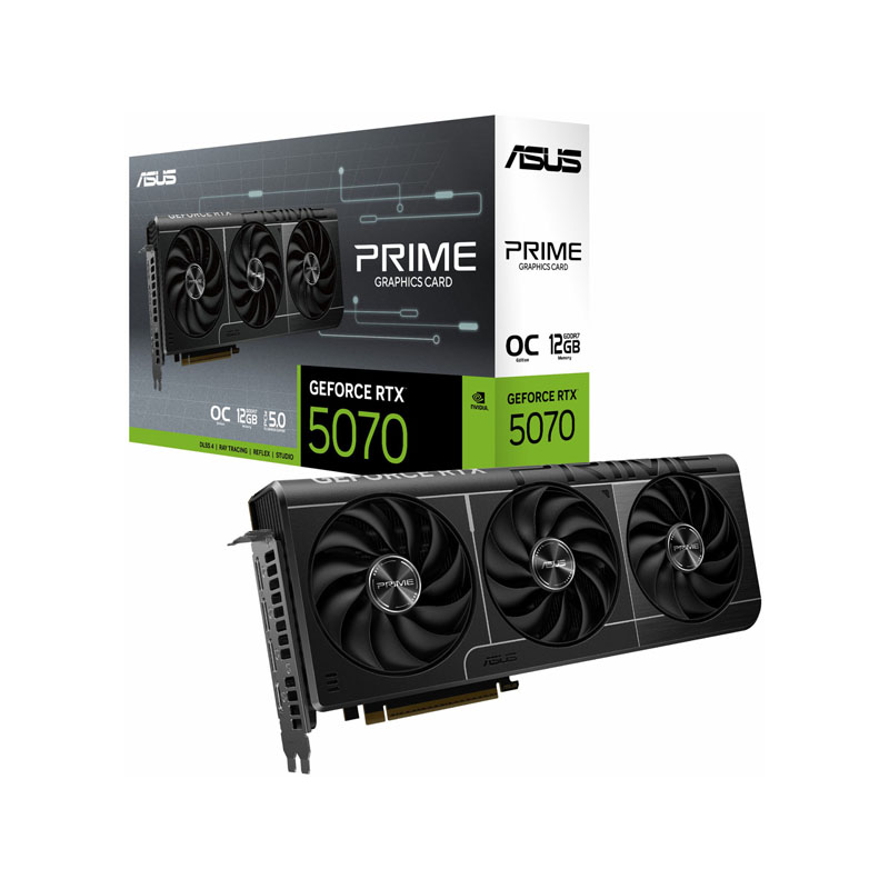 کارت گرافیک ایسوس VGA ASUS RTX 5070 PRIME OC 8GB GDDR7