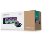 خنک کننده مایع پردازنده دیپ کول FAN DEEPCOOL LE360 V2 ARGB 360mm - pack