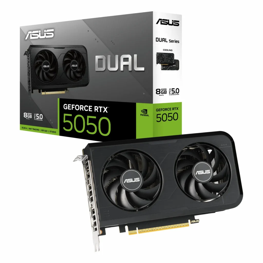 کارت گرافیک ایسوس VGA ASUS RTX 5050 DUAL OC 8GB GDDR6
