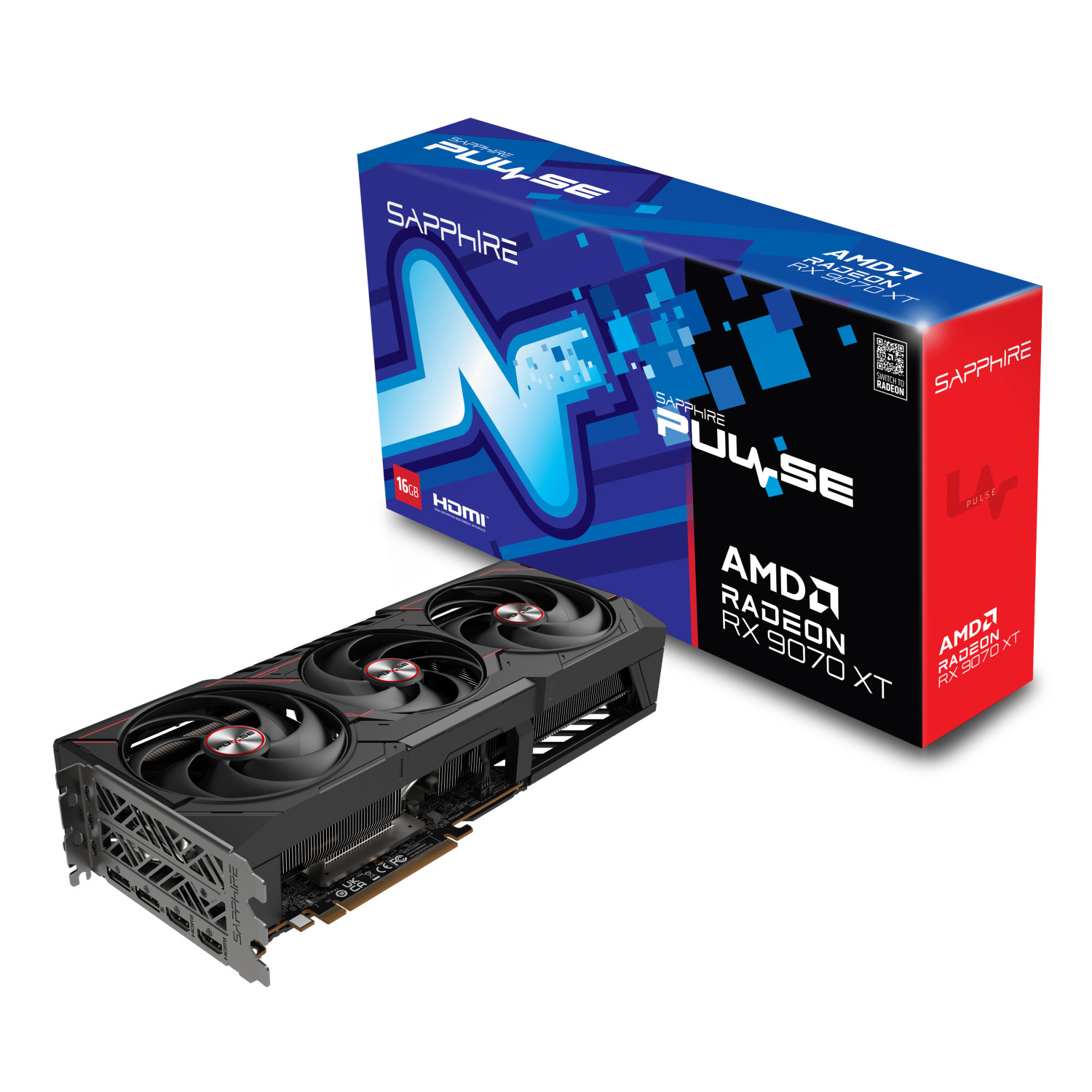کارت گرافیک سافایر VGA SAPPHIRE PULSE AMD RADEON RX 9070XT OC Edition 16GB GDDR6 کارت گرافیک سافایر VGA SAPPHIRE PULSE AMD RADEON RX 9070XT OC Edition 16GB GDDR6
