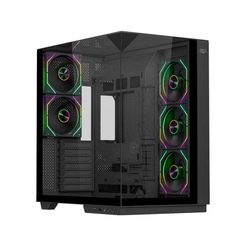 کیس کامپیوتر اوست CASE AWEST GT-AQ5-TG-B