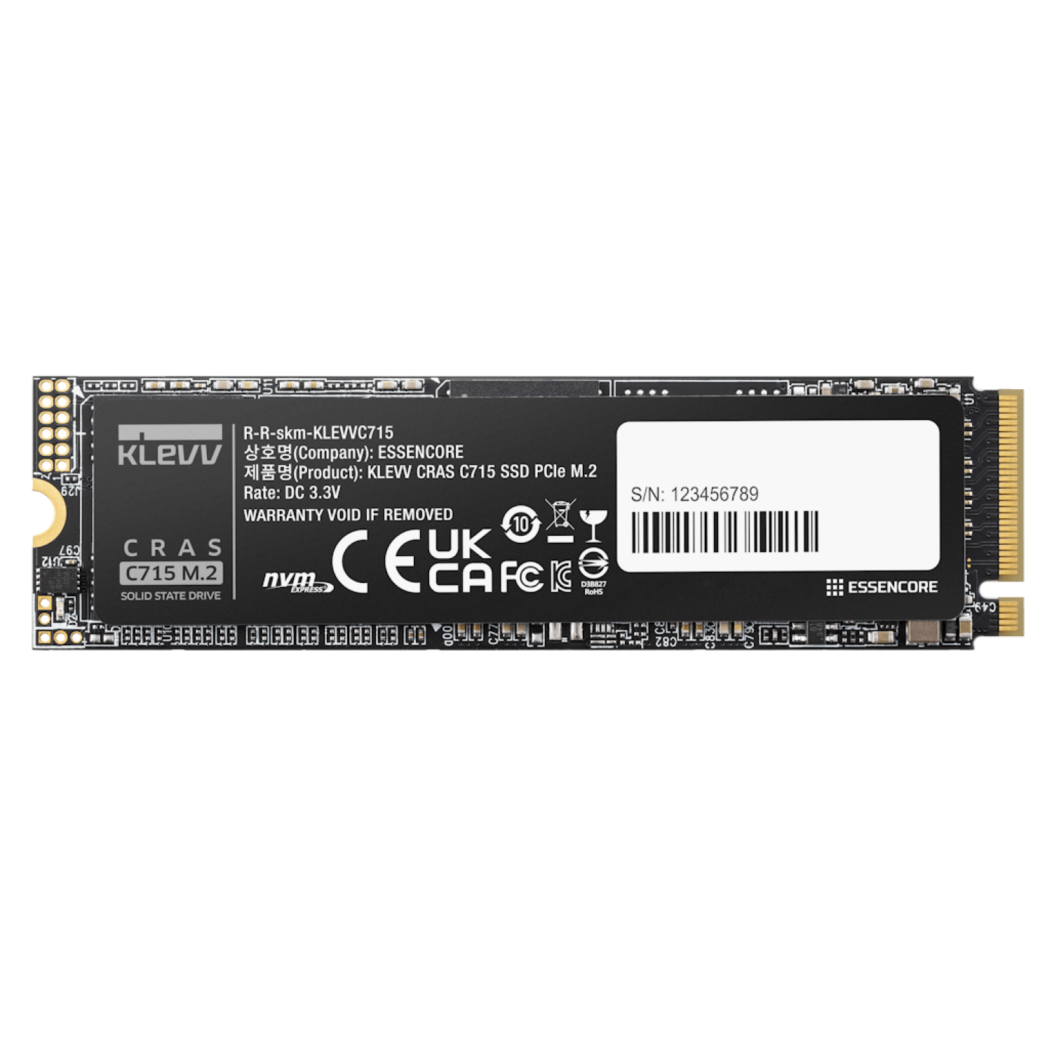 اس اس دی کلو SSD M.2 KLEVV CRAS C715 1TB اس اس دی کلو SSD M.2 KLEVV CRAS C715 1TB