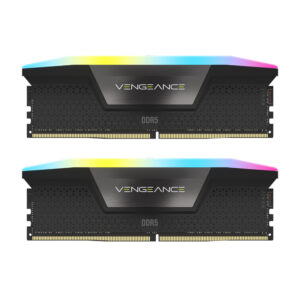 رم کامپیوتر کورسیر RAM CORSAIR VENGEANCE RGB 64GB 5600MHz CL40 DDR5 DUAL