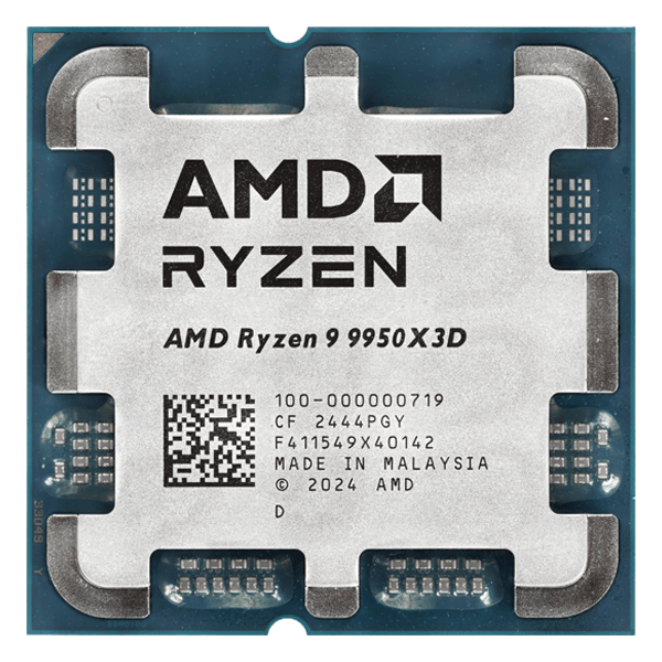 پردازنده ای ام دی CPU AMD RYZEN 9 9950X 3D BOX