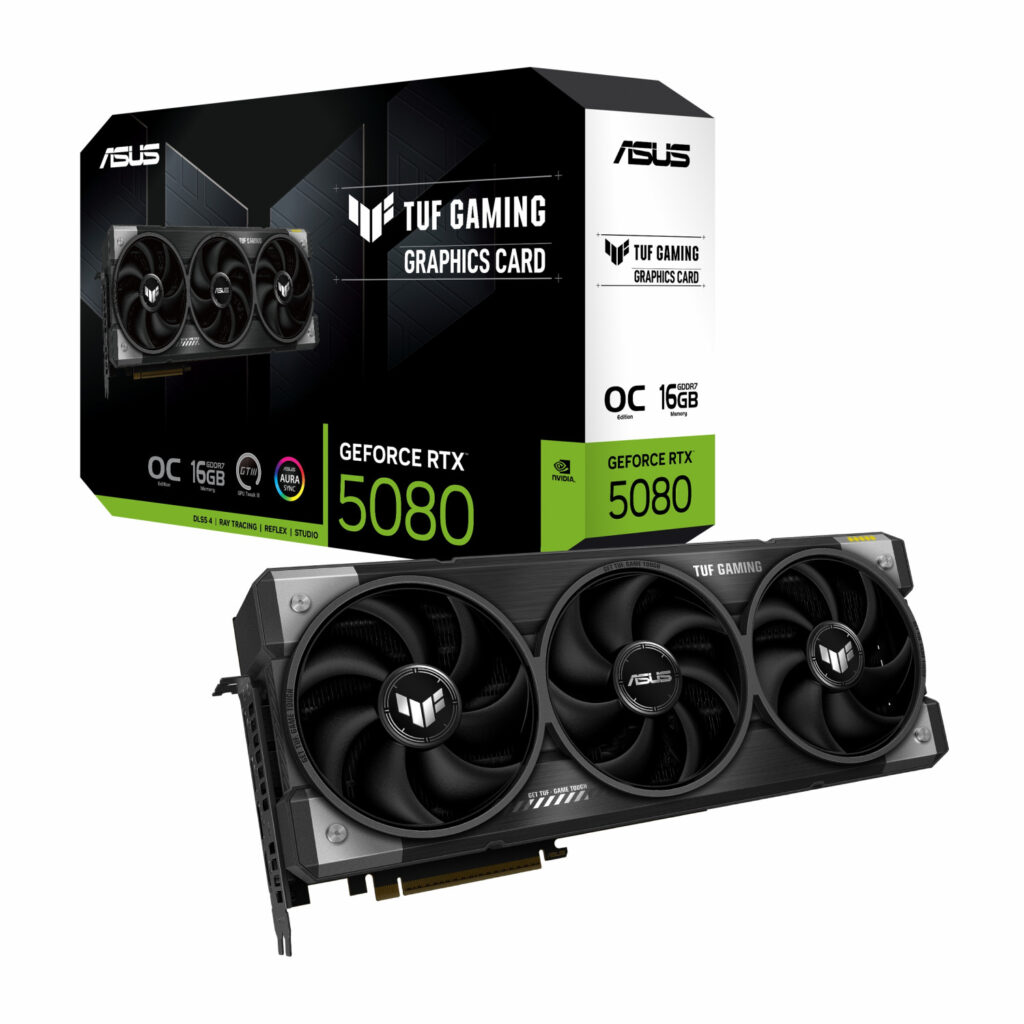کارت گرافیک ایسوس VGA ASUS RTX 5080 TUF GAMING OC 16GB GDDR7