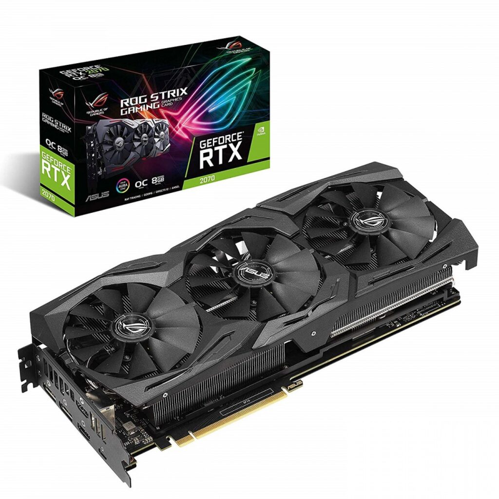 کارت گرافیک ایسوس دست دوم VGA ASUS ROG STRIX RTX 2070 8GB GDDR6 استوک
