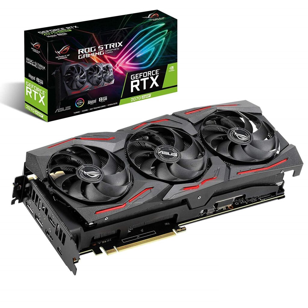 کارت گرافیک ایسوس دست دوم VGA ASUS ROG STRIX RTX 2070 SUPER 8GB GDDR6 استوک