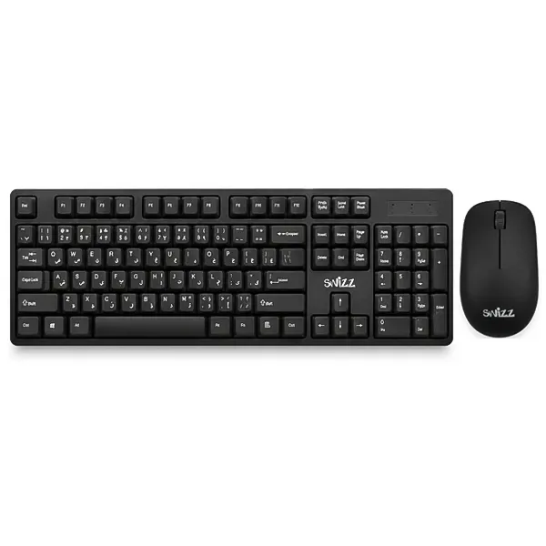 کیبورد و موس بی سیم سویز KEYBOARD & MOUSE SWIZZ SWK-2030 WIRELESS
